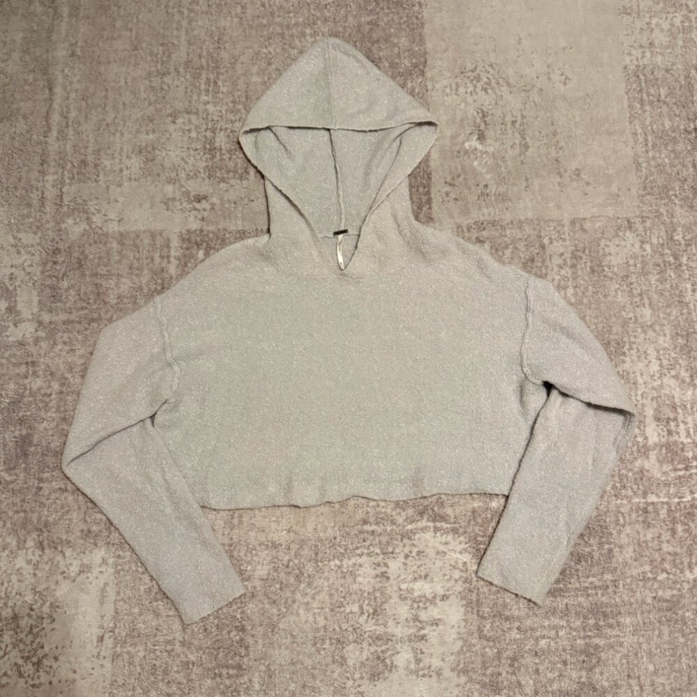 Free People Wool Cropped Sweater